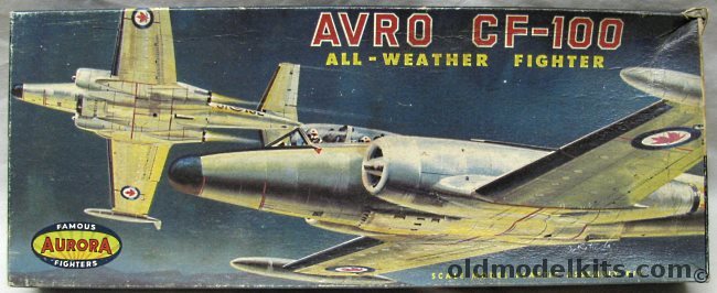 Aurora 1/67 Avro CF-100 All Weather Fighter, 137-98 plastic model kit